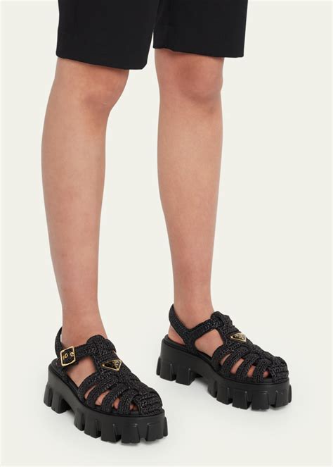 prada monolith sandals